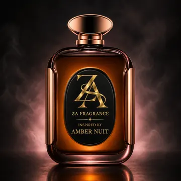 Amber Nuit evening spice perfume by ZA Fragrance